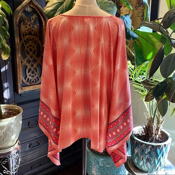 Pronto Flyaway kimono Bohemian festival top - Picture 10 of 15